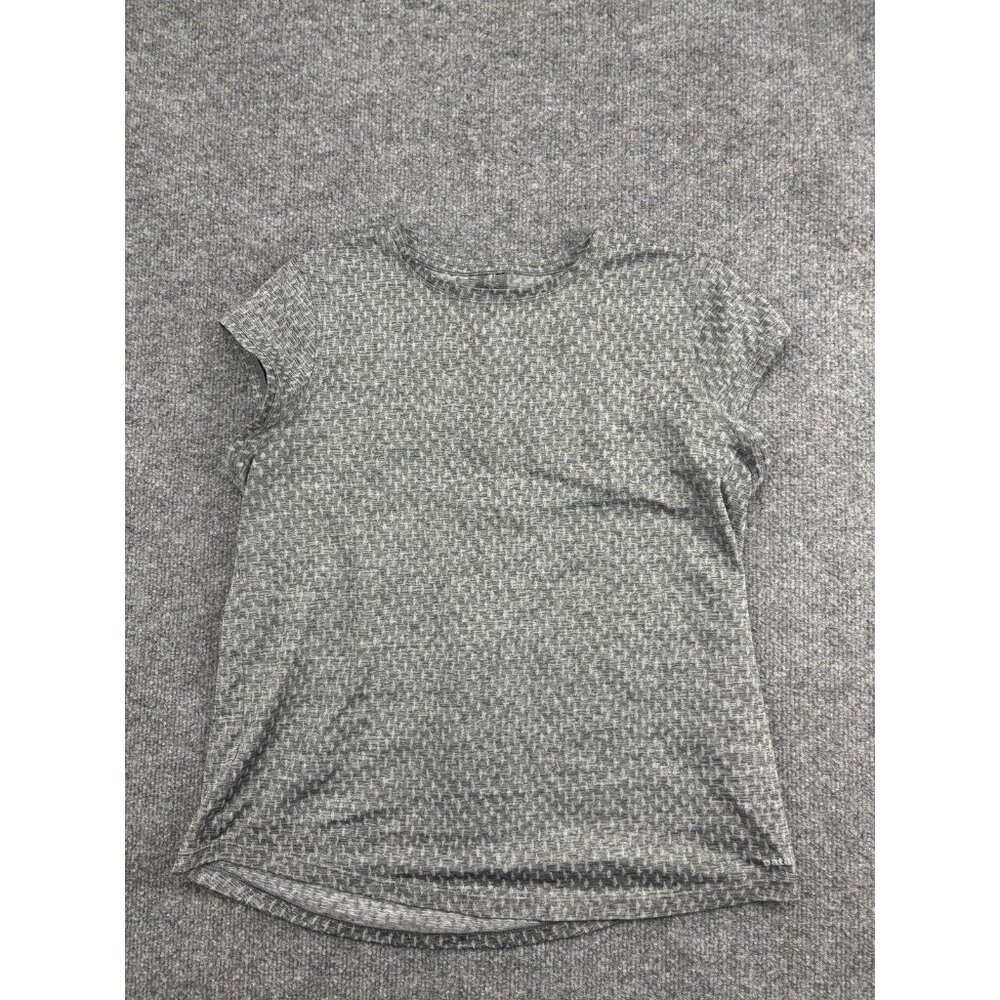 Patagonia Shirt Womens Medium Gray Pattern Short Sleeve Activewear Top